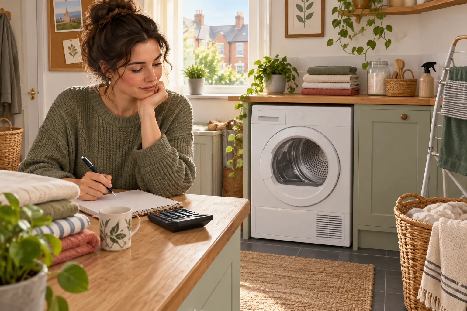 Illustration of choosing a budget tumble dryer