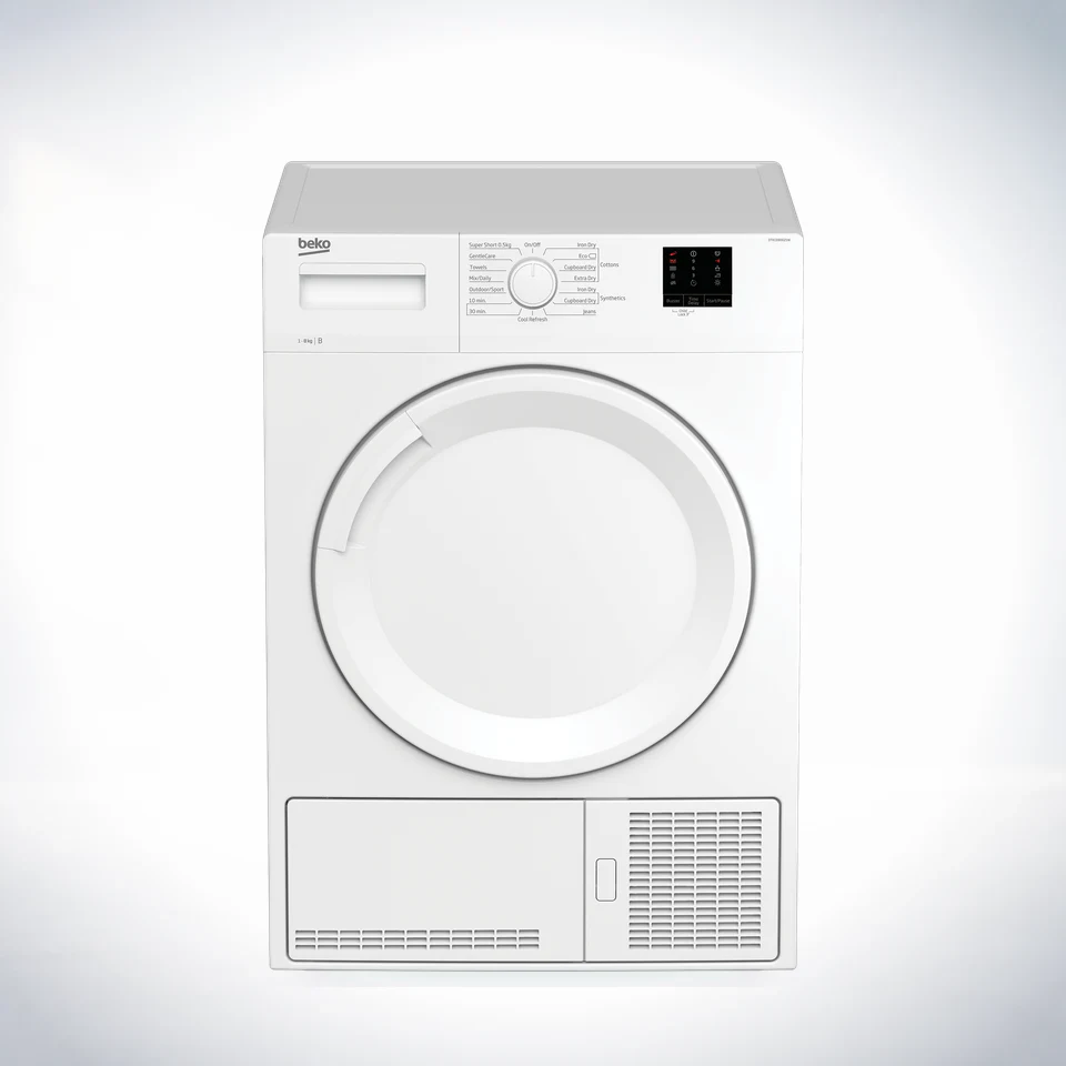 Beko DTKCE80021W condenser tumble dryer